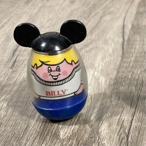 Walt Disney BILLY Weebles Wobble 1970's Mickey Mouse Club Vintage Toy Collector